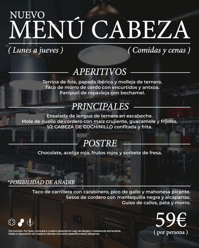 la tasqueria nuevo menu cabeza 2 la tasqueria nuevo menu cabeza 2